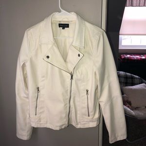 White Leather Jacket
